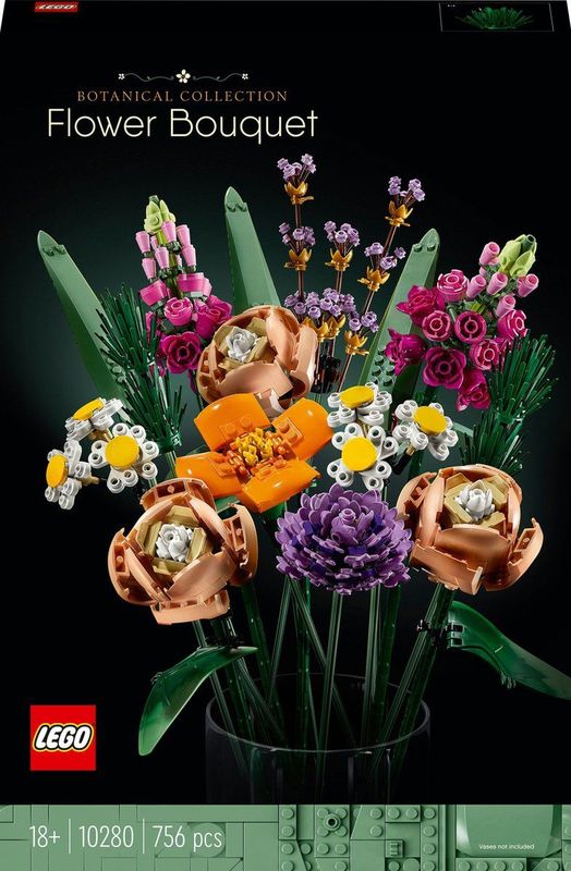 Lego - Bloemenboeket - Bouwset - Multi-kleur - Plastic