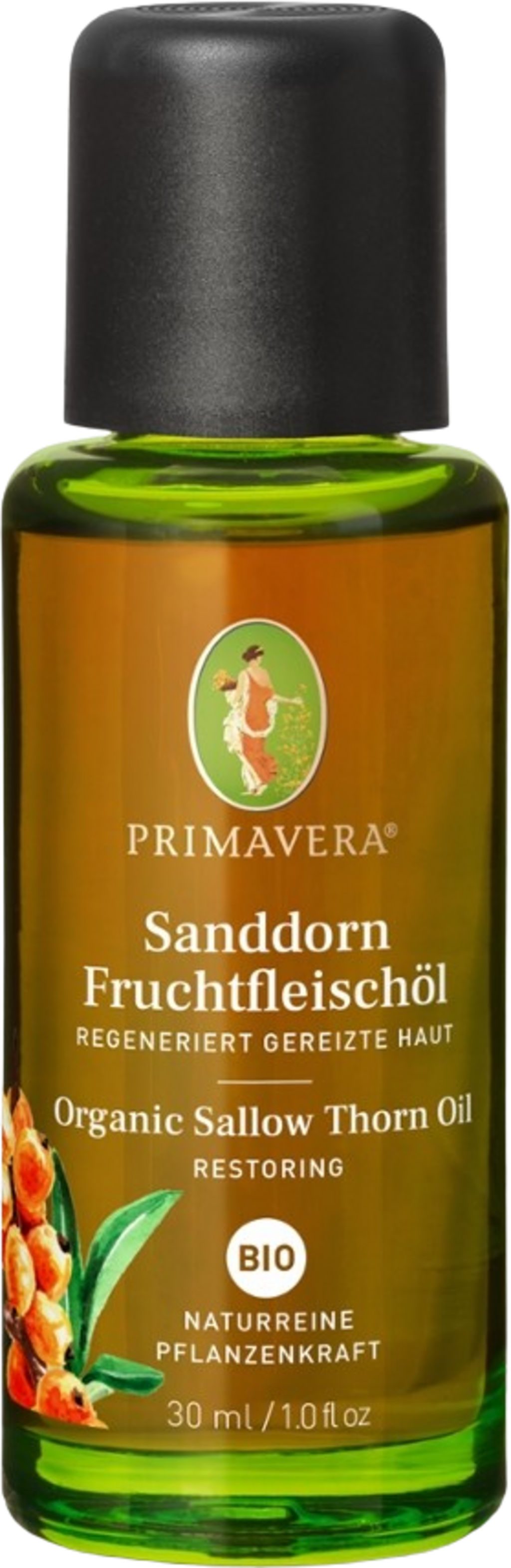 PRIMAVERA  Sanddorn Fruchtfleischöl bio, 30 ml