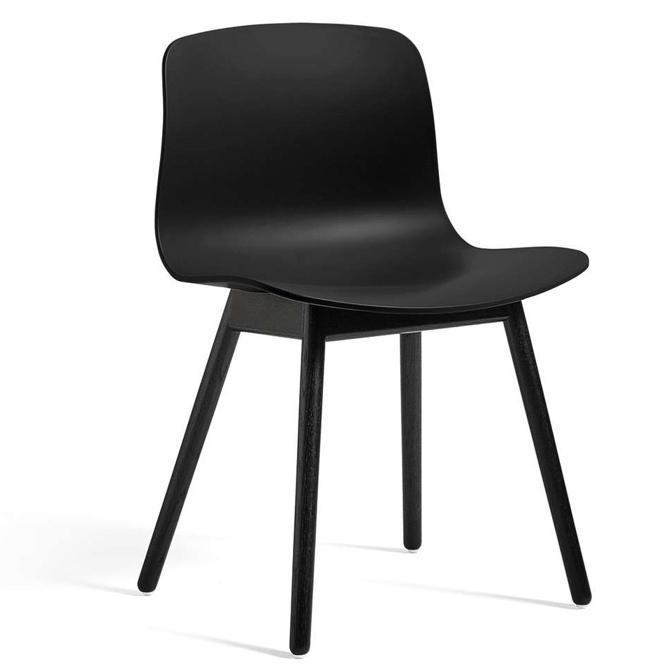 HAY stoel AAC 12 - zwart gelakt frame Seating: Black | Frame: Black Lacquered