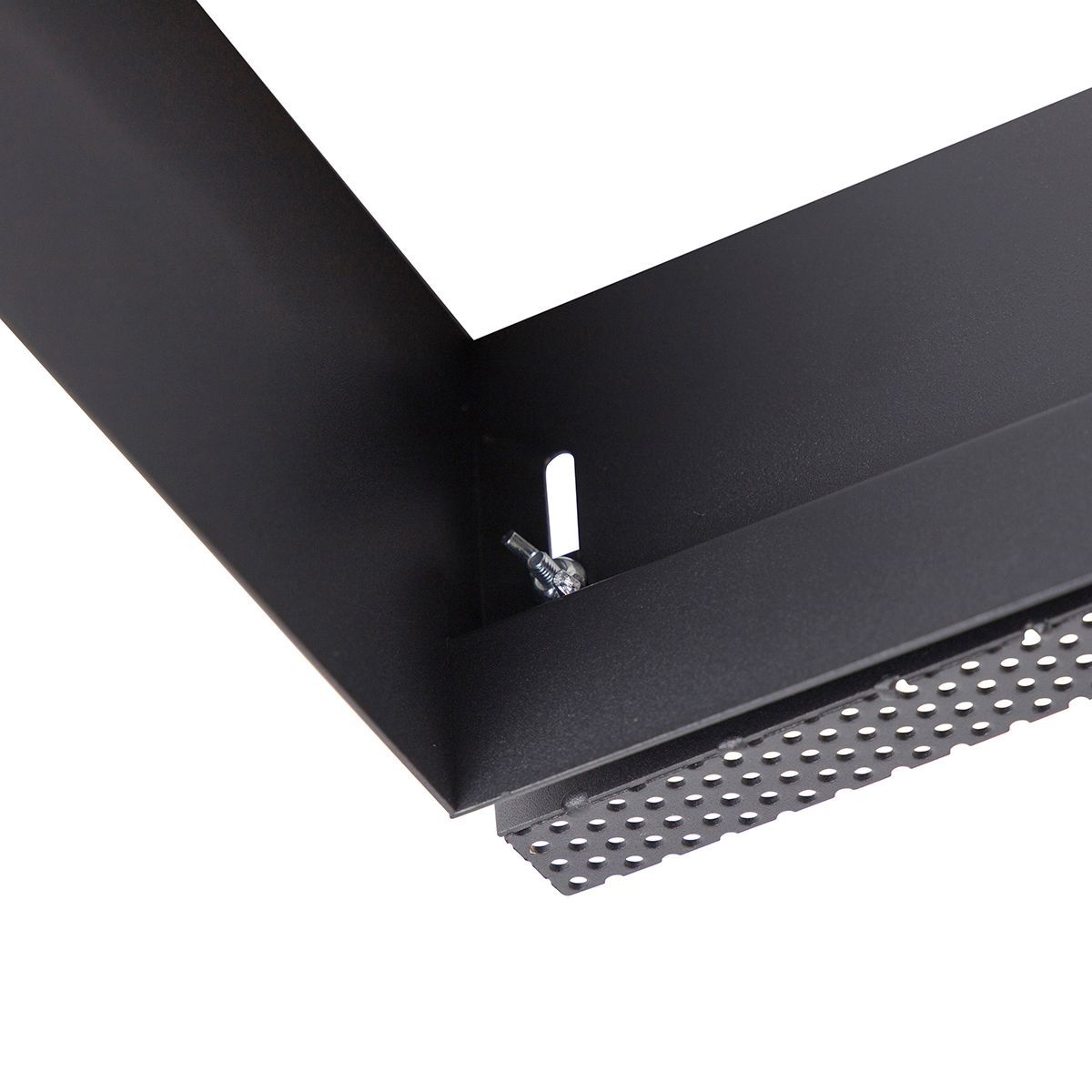 Set van 3 inbouwspots zwart GU10 AR111 trimless 2-lichts - Oneon
