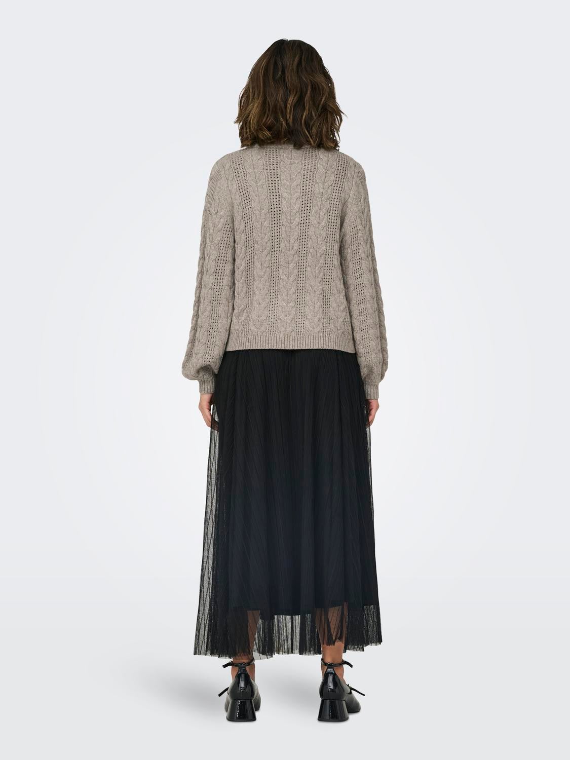 ONLRUBINA Strickpullover Walnut