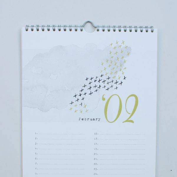 Fabrikten Watercolour Jaarkalender