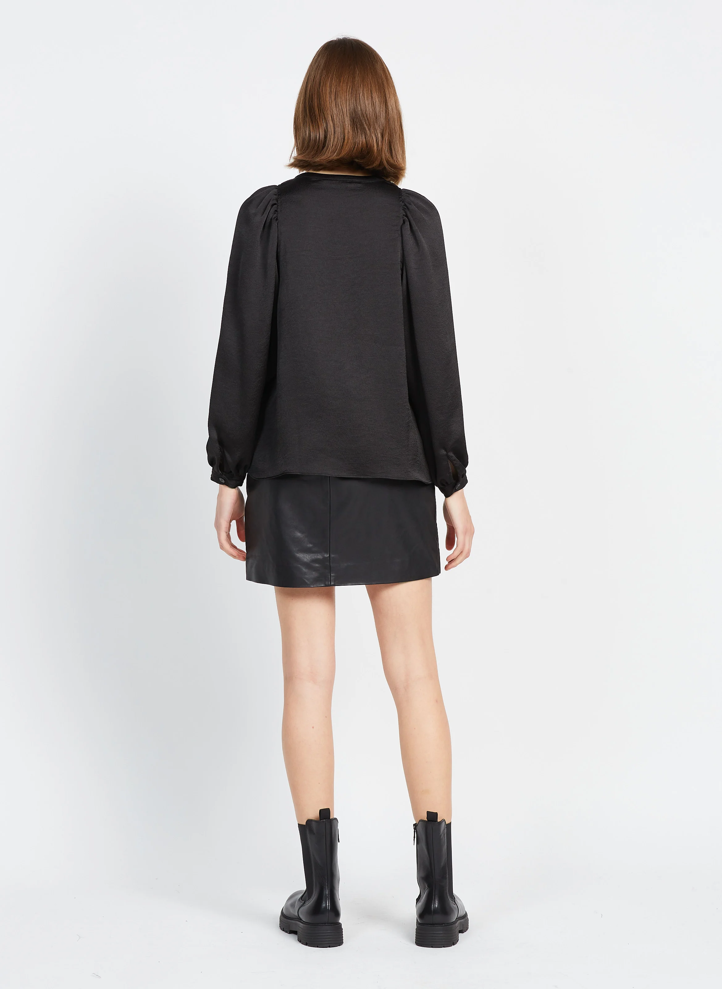 ANTONELLE - Bottines Chelsea en cuir| Noir