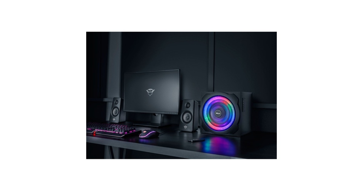 TrustGXT 629 Tytan RGB Illuminated 2.1 Speaker Set pc-luidspreker  (Zwart)