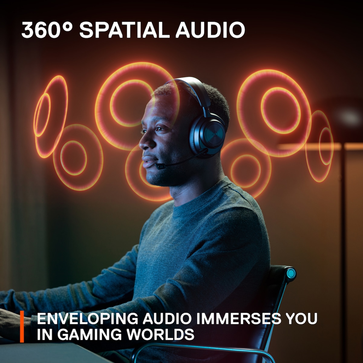 SteelSeries Arctis Nova Pro trådløst gamingheadsett (til PS5, sort)