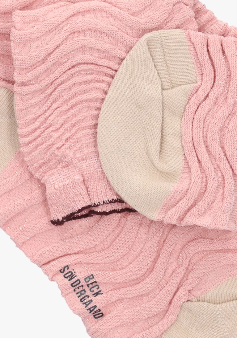BECKSONDERGAARD roze becksondergaard sokken este glitta sock