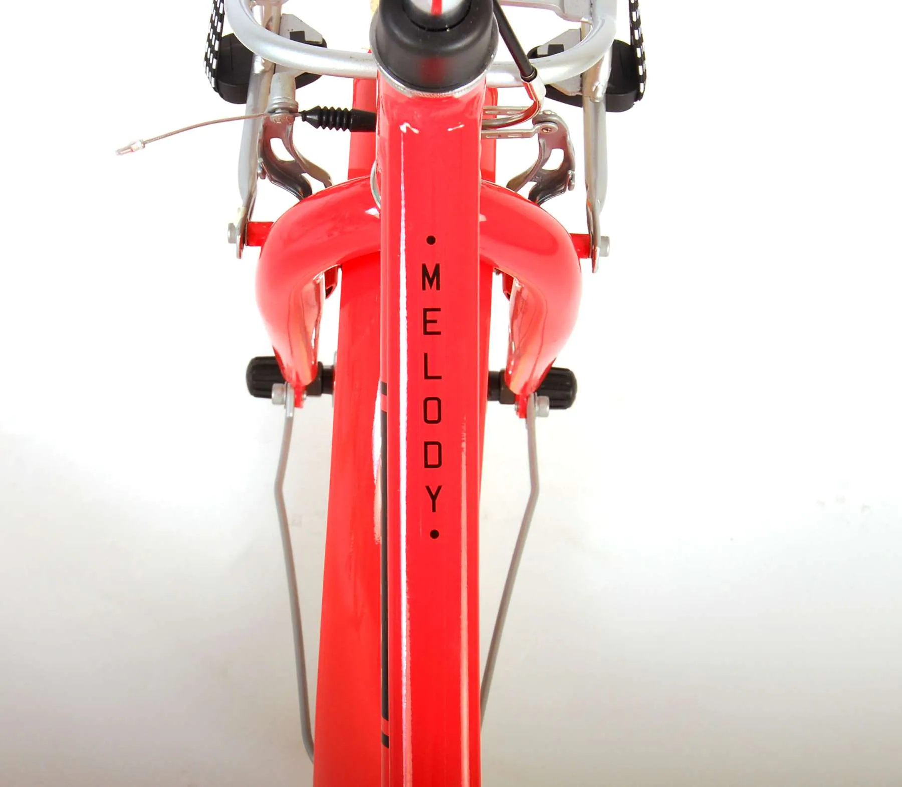 TPFSports Melody Kinderfahrrad - Mädchen - 18 Zoll - 2 Handbremsen - Beige