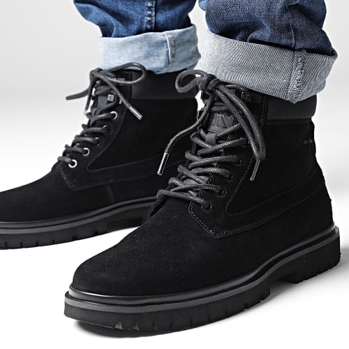 Boots Mid Lace Up 0802 Black Stormfront
