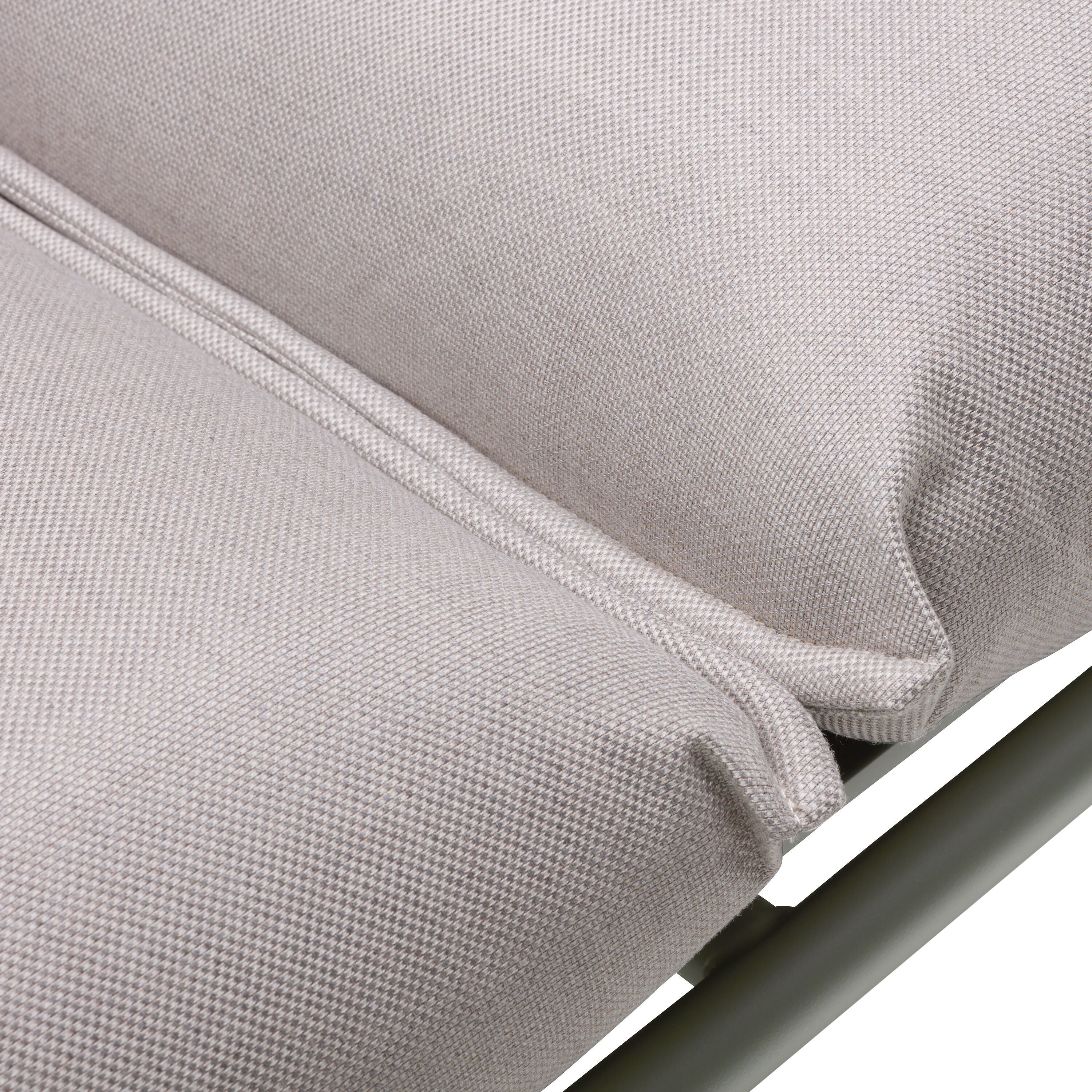 SAMOA Loungesofa - Hellgrau / B: 193.0 cm x T: 98.0 cm x H: 80.0 cm