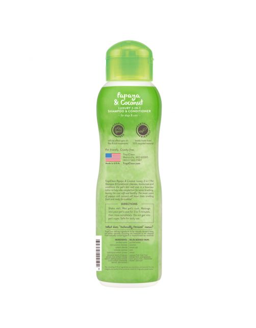 Tropiclean Luxury Shampoo 2 In 1 - Hondenvachtverzorging - 355 ml