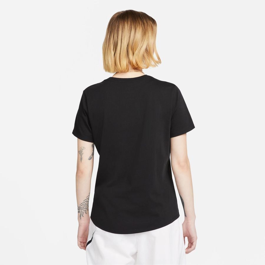 Nike T-Shirt NSW Club - Noir/Blanc Femme