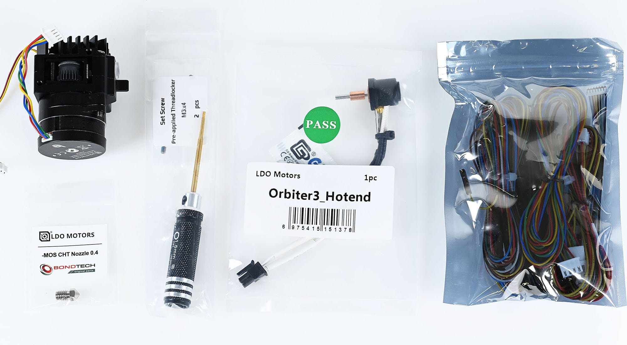 LDO Motors  Smart Orbiter Extruder V3.0    Leistungsstarker Dual Gear Direct Drive Extruder im kompakten Design