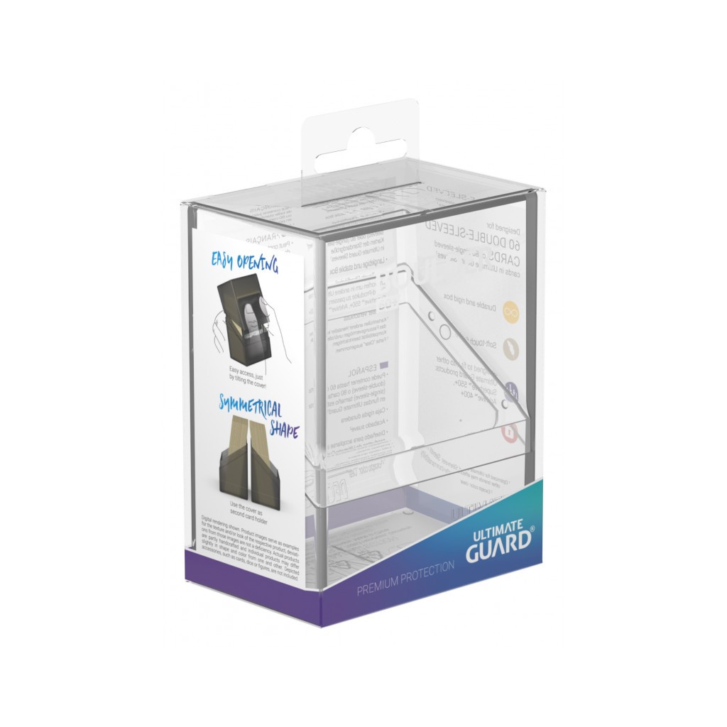 Ultimate Guard Boulder™ Deck Case 60+ taille standard Transparent