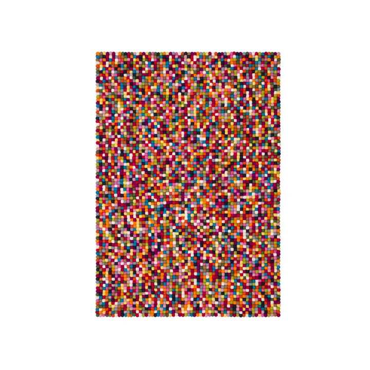 myfelt - Lotte Filzkugelteppich, 90 x 130 cm