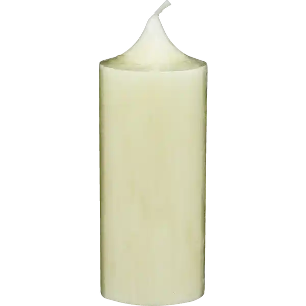 Bienenwachsstumpe Struktur 120 / 45 weiss