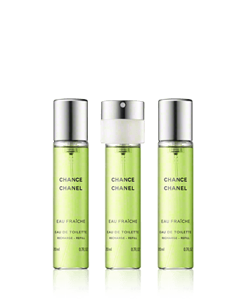 Chanel Chance Eau Fraîche edt purse spray refill 3x20ml