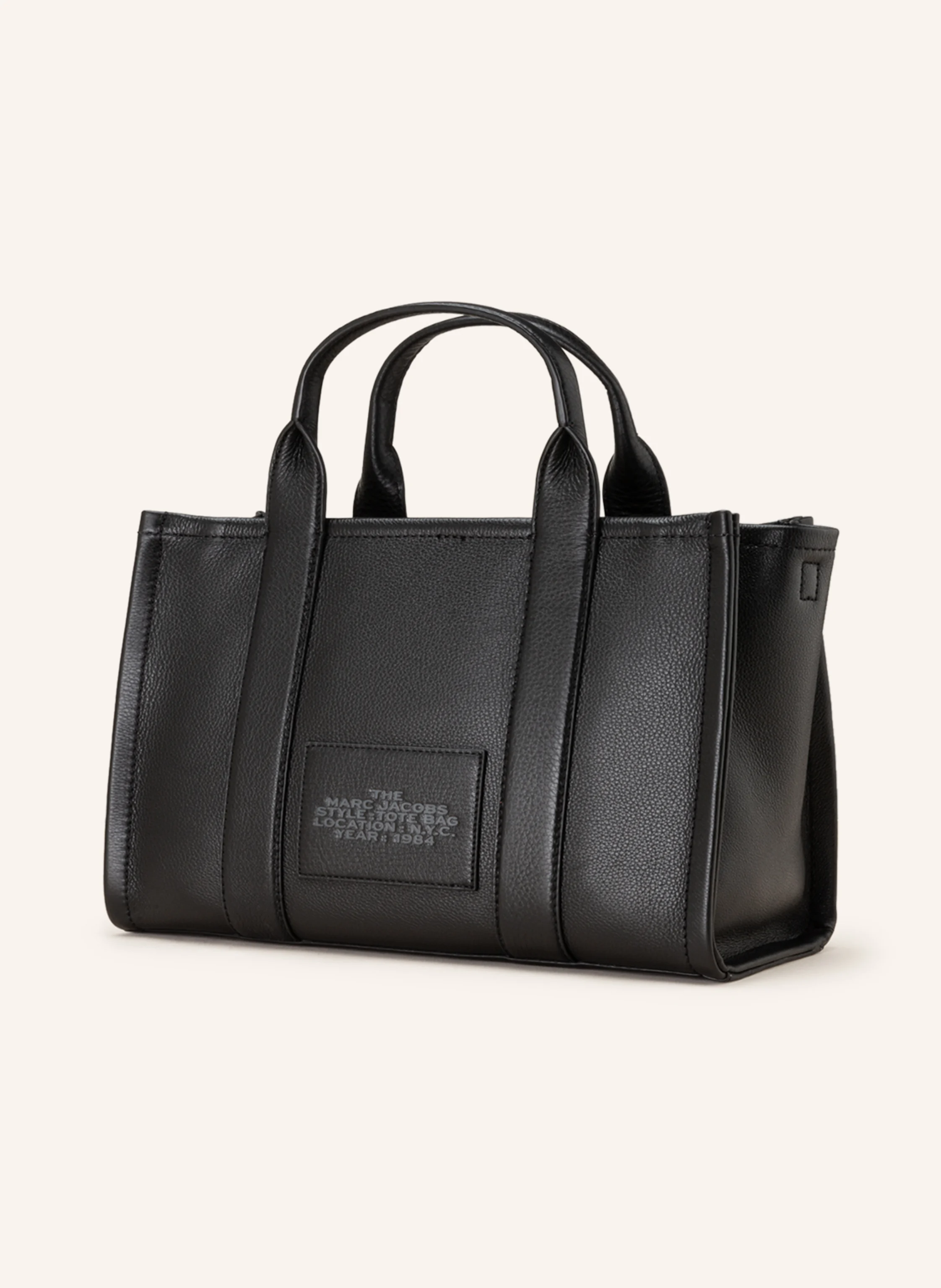 MARC JACOBS Shopper THE MEDIUM TOTE BAG LEATHER