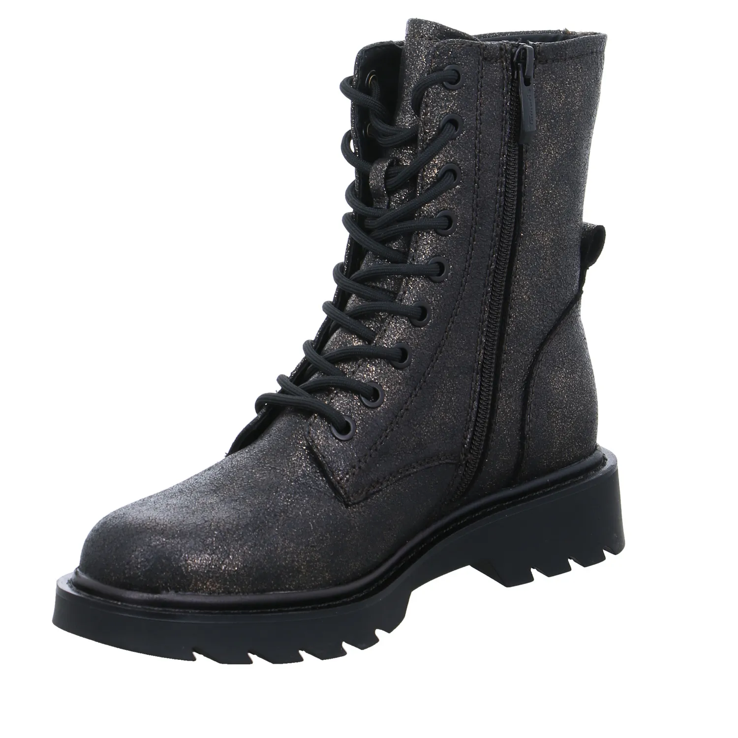 TAMARIS Boot Bronze Lederimitat