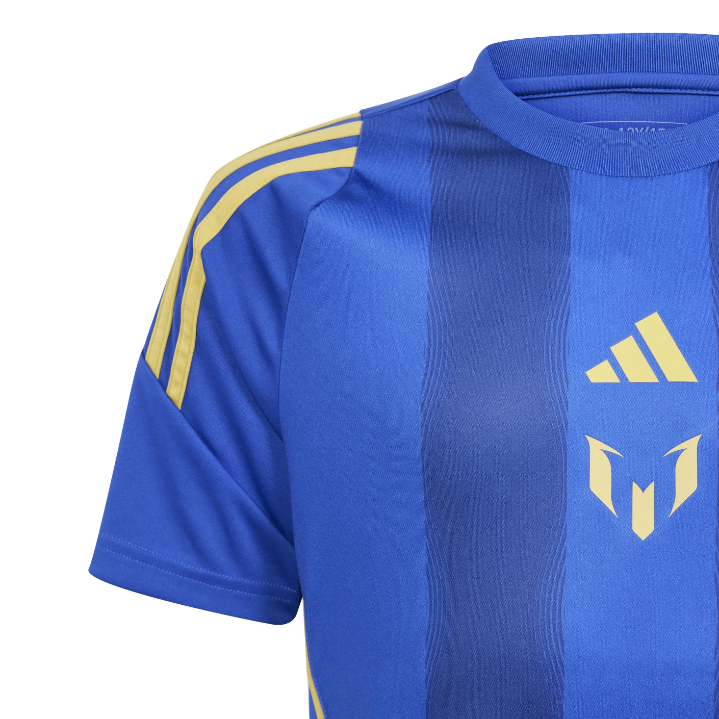 Adidas Messi Trainingsshirt Kids Blauw Wit Goud