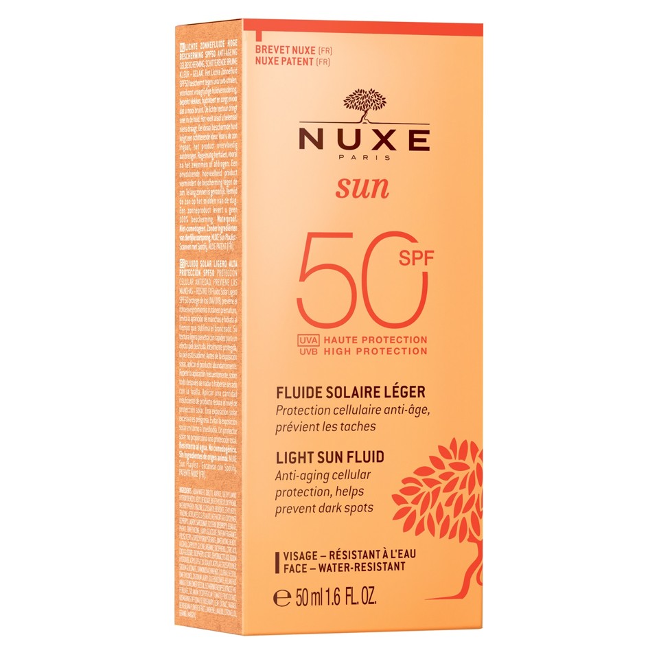 Nuxe Sun - Light Fluid High Protection SPF 50 50 ml - Solcreme
