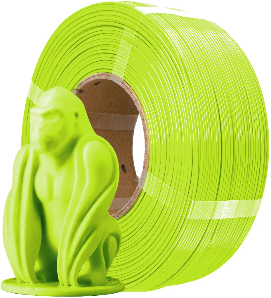 AzureFilm  PETG Hyper Speed Refill Neon Lime, 1,75 mm / 1000 g    Hochwertiges Universal-Filament
