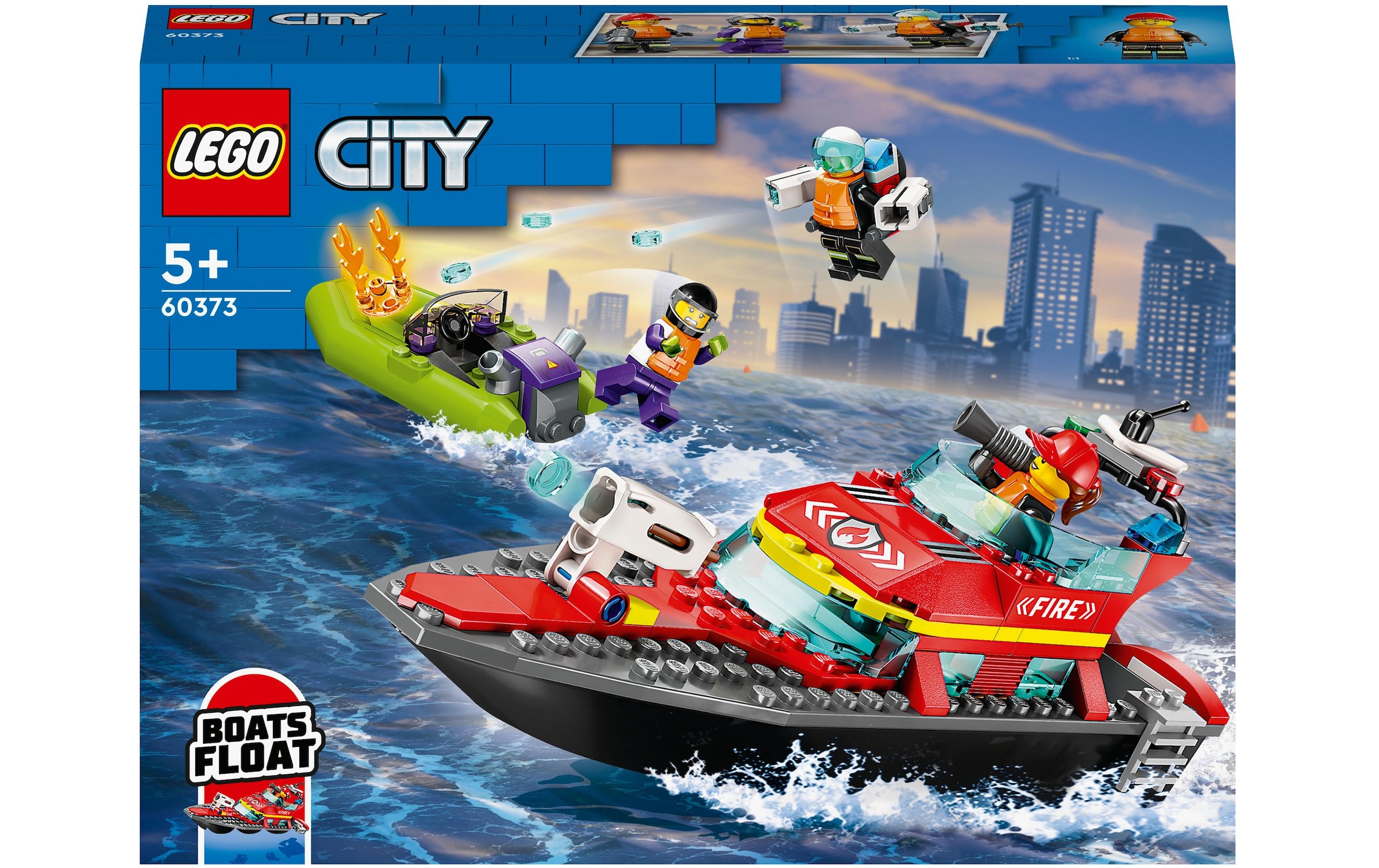 LEGO® Konstruktionsspielsteine »Feuerwehrboot«