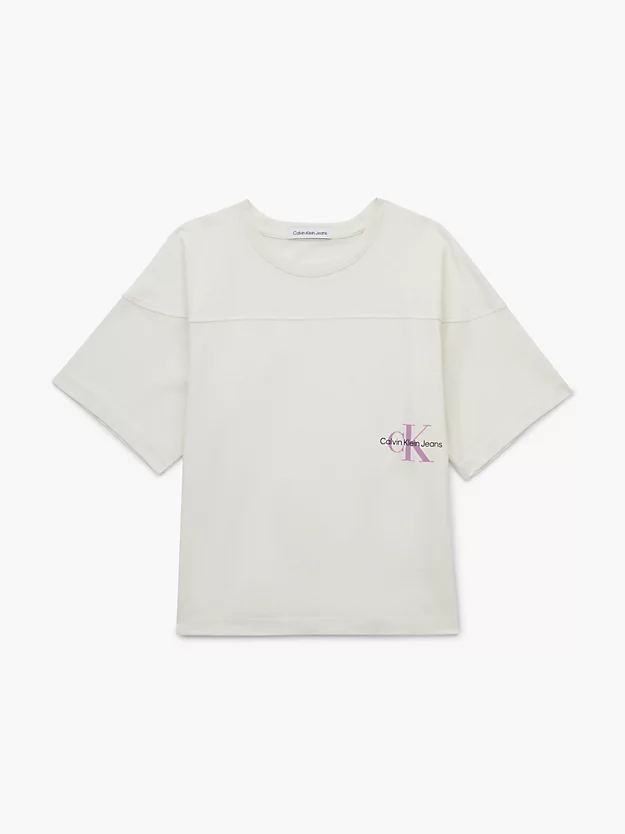Camiseta de algodão orgânico com logotipo