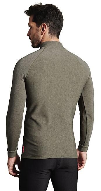 DAMART - T-SHIRT 1/2 ZIP ML CONFORT 5 HOMME