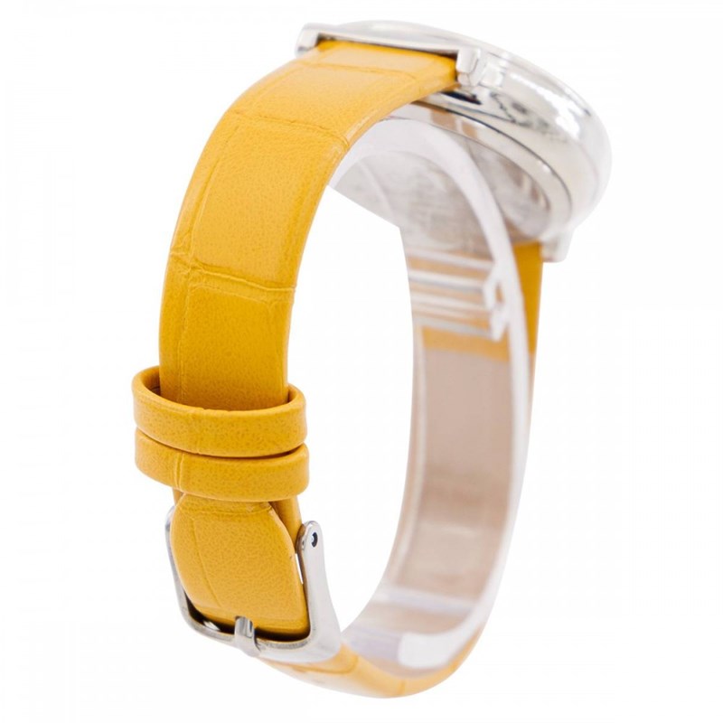 Montre Femme GIORGIO bracelet Cuir Jaune