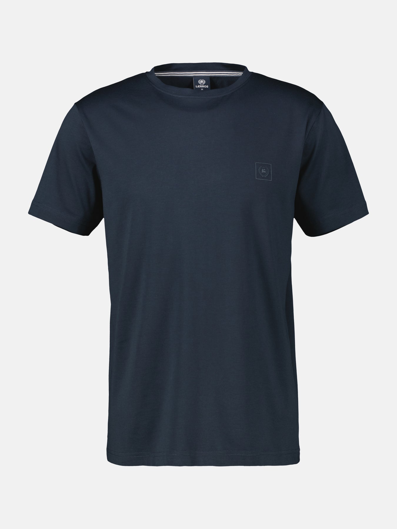 Basic T-Shirt mit LERROS Logo-Print