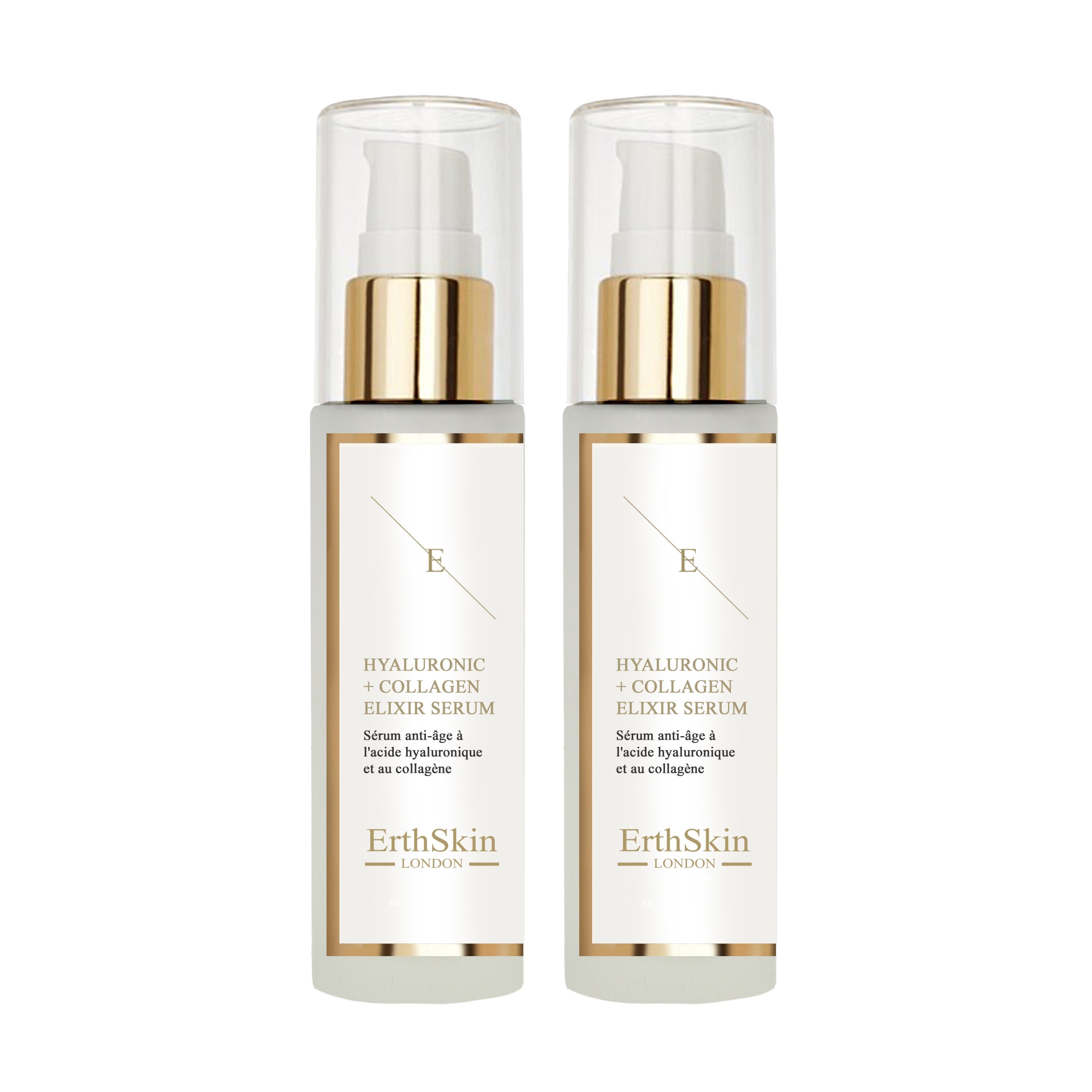 Erth skin london Hyaluronsäure- und Kollagenserum set