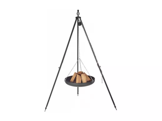 Brasero sur trépied en acier 70 cm