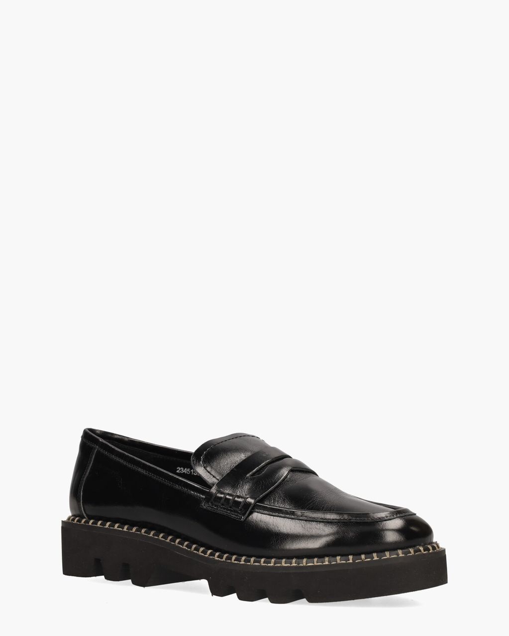Di Lauro Pearl Zwart Damesloafers