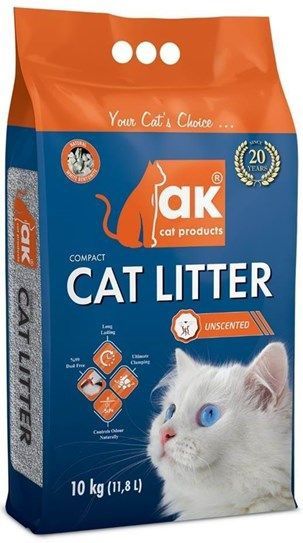 AK - Compact - Kattenbakvulling - Ongeparfumeerd - 10kg