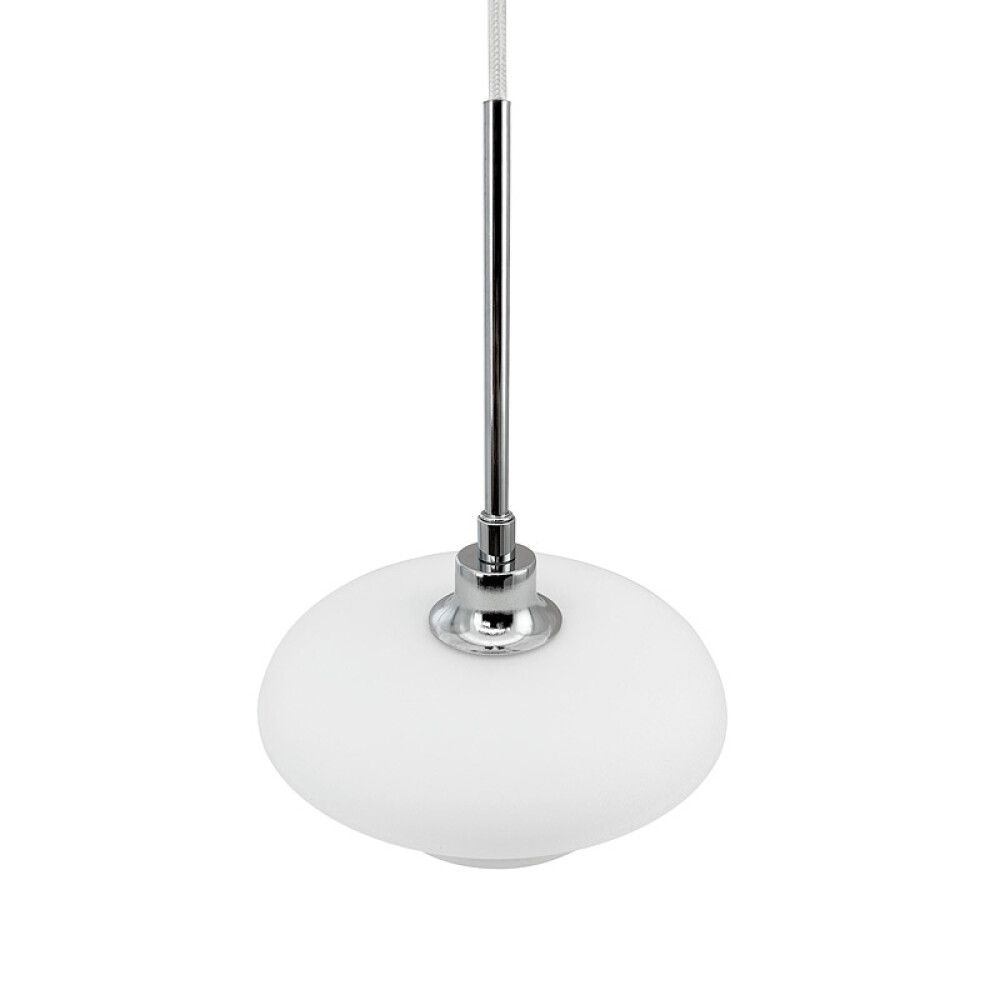 TAKLAMPE DYBERG LARSEN AVA 20CM OPAL/KROM