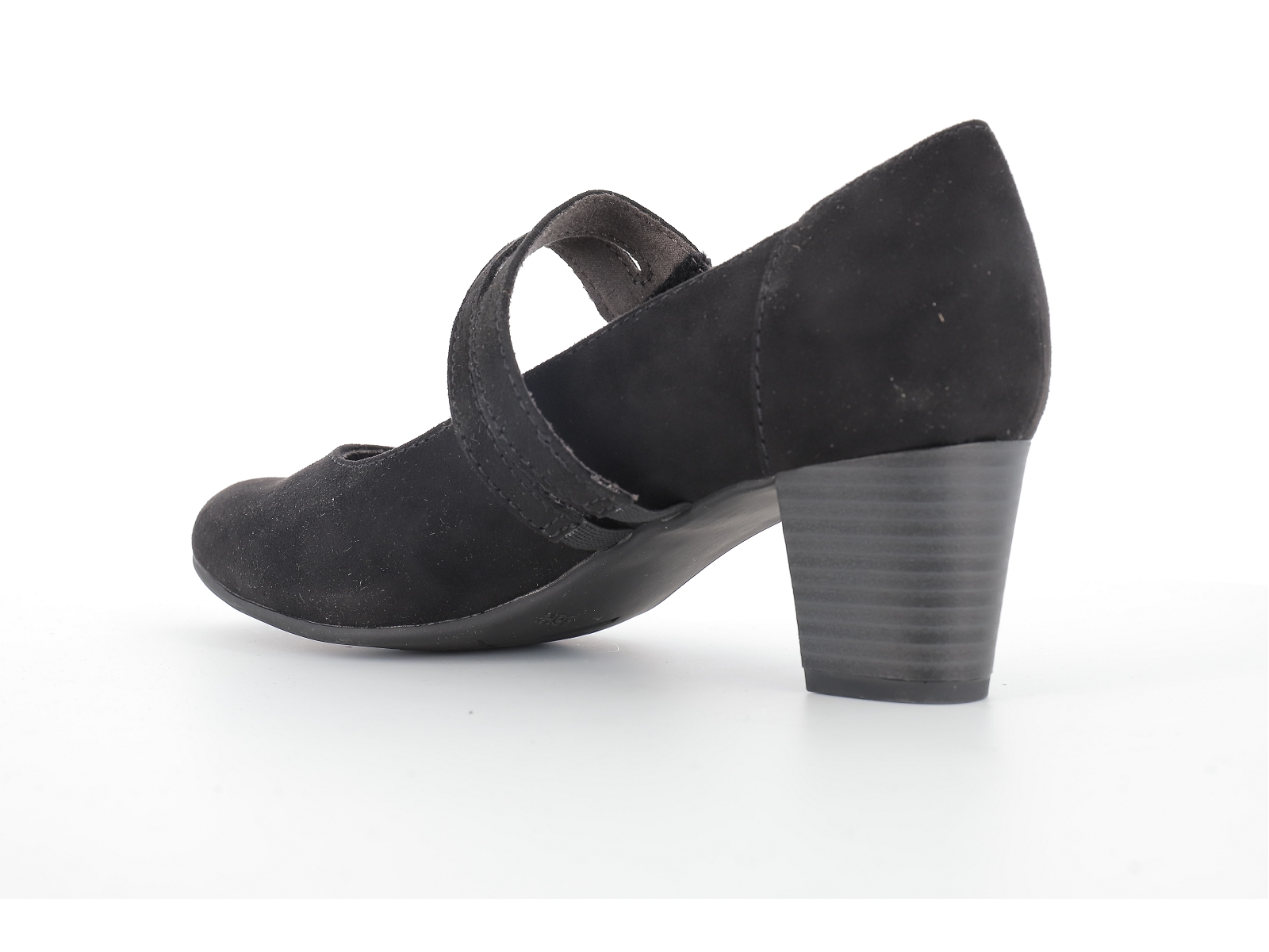 Jana  shoes-24463 Synthétique Velours Noir