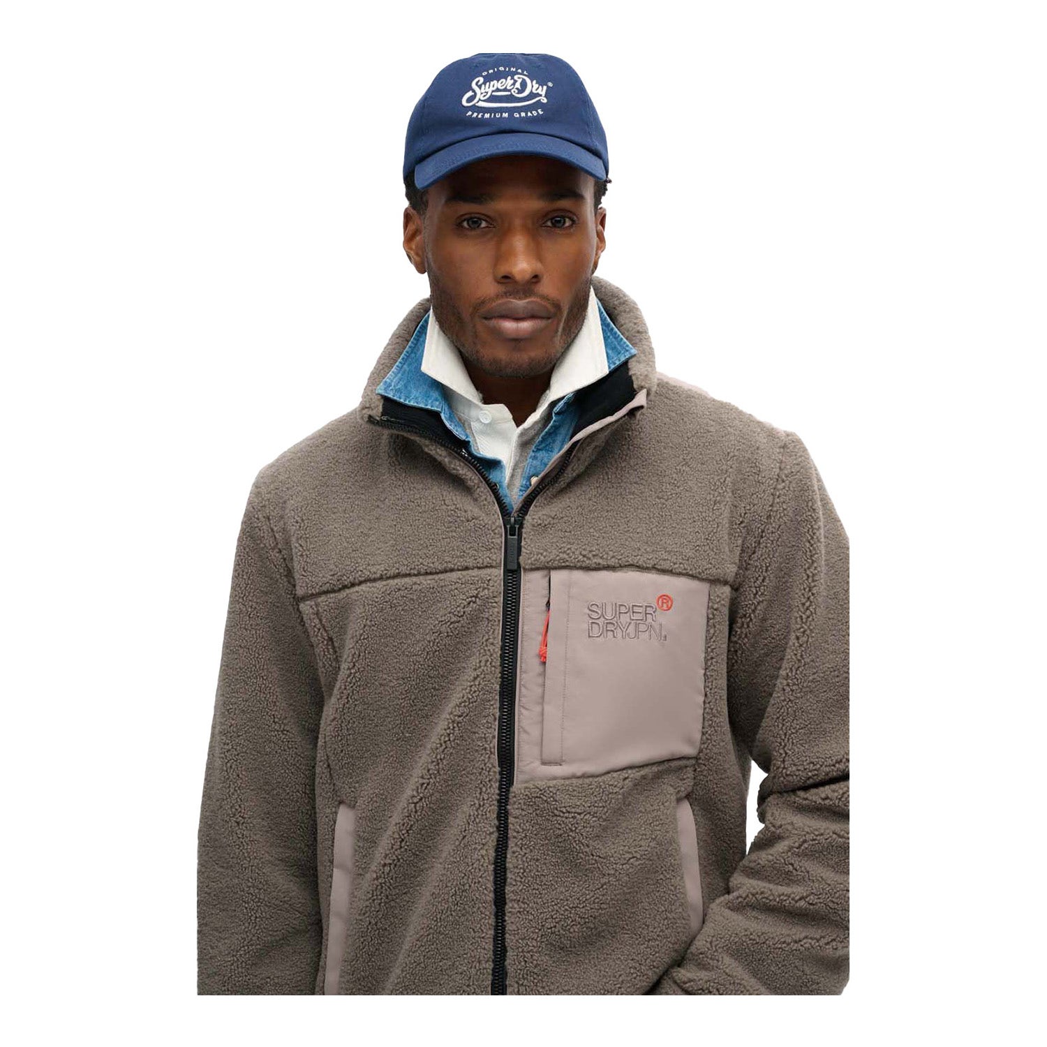 Superdry  Relaxed Fleece Trekker Jacket