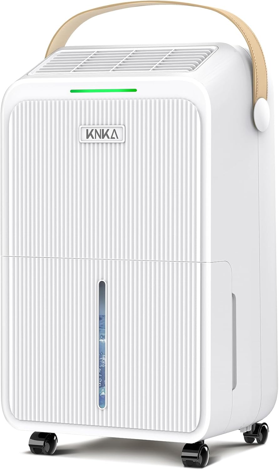KNKA Luftentfeuchter, 16L/T, Energiesparender Entfeuchter, Leiser Raumentfeuchter, 3,3L Wassertank, Schlafmodus, LED-Feuchtigkeitsanzeige in Echtzeit, 100m³ (35m²), für Waschküche, Wohnung,Keller