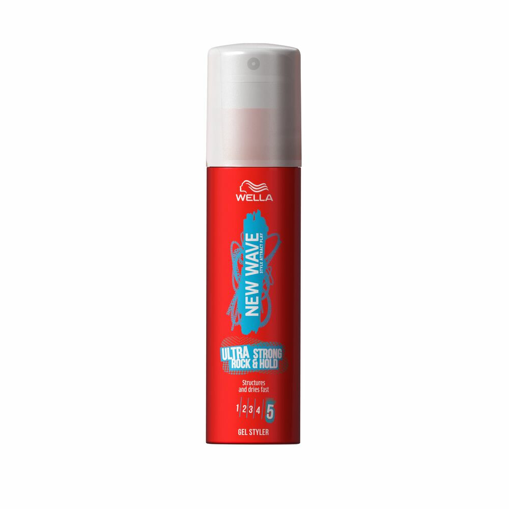 6x Wella New Wave Rock & Hold Gel100 ml