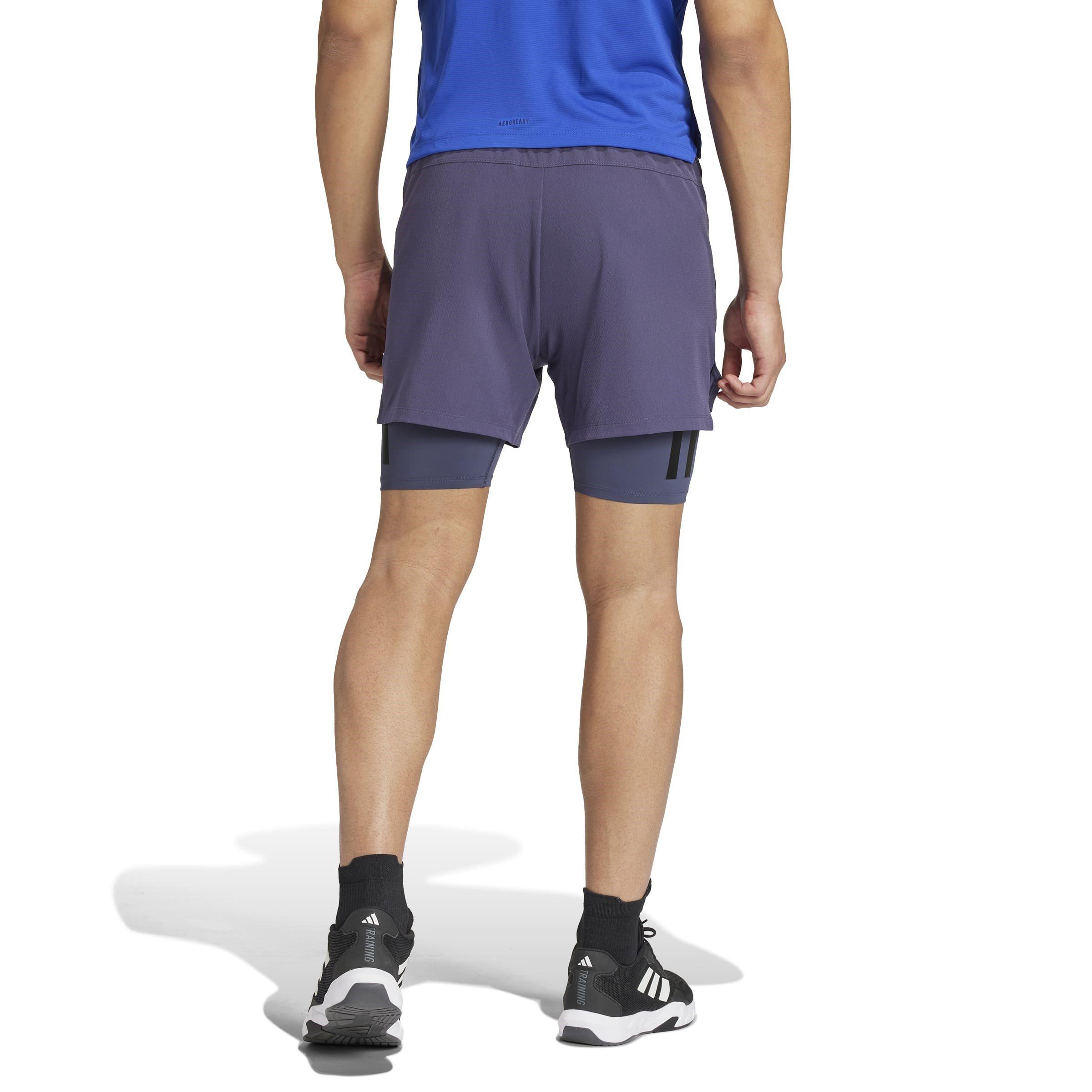 adidas Power Workout Two in One Shorts Mens
