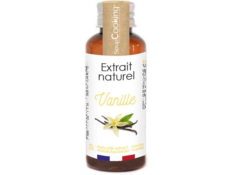 ScrapCooking Natürliches Aroma Vanille 40 ml Intensives Aroma für köstliche Rezepte