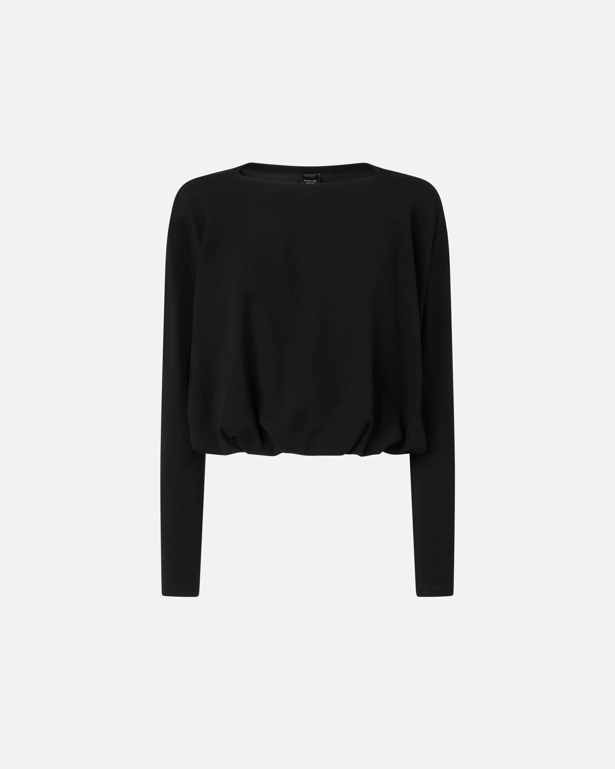 T-shirt drapé | Noir