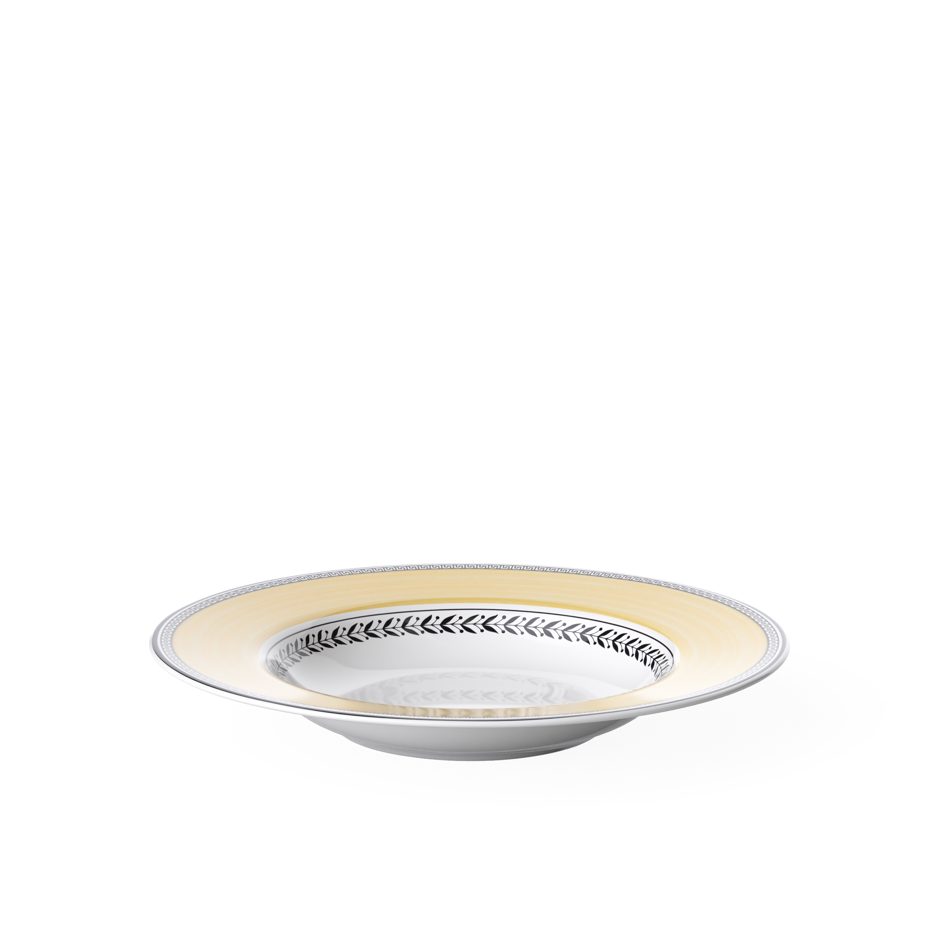 Audun Soup bowl Multi-colored, 9.6'', Premium Porcelain