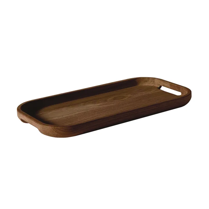 Andersen Furniture - Flection Tablett, large, 40 x 20 cm, Esche dunkel gebeizt