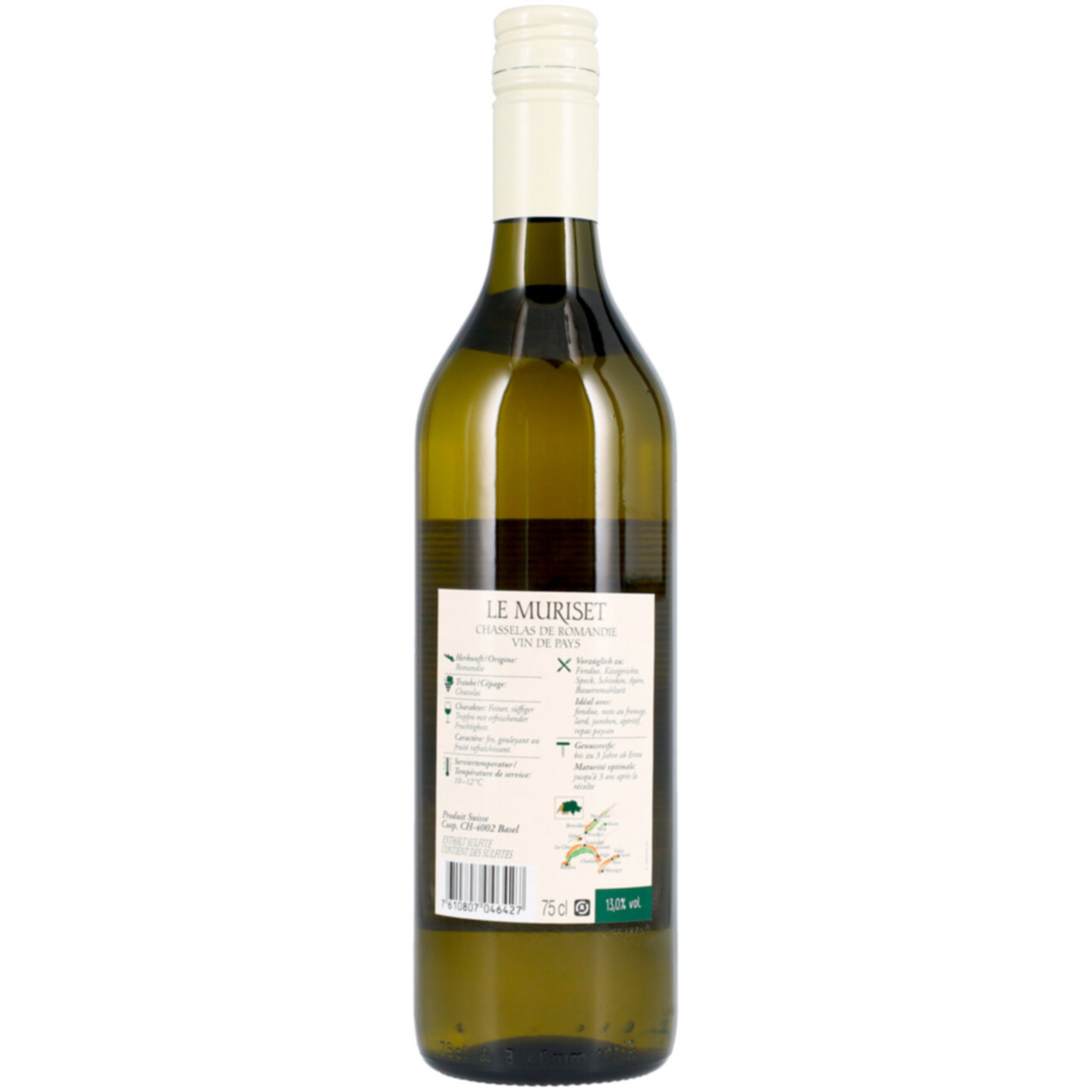 Chasselas de Romandie Vin de Pays Sélection Le Muriset -75cl