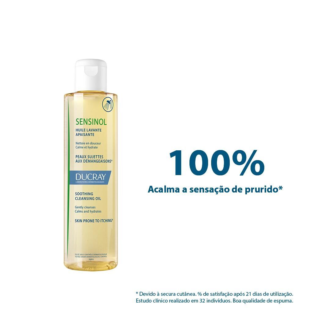 Ducray Sensinol Óleo Lavante Calmante 200ml - 200ml