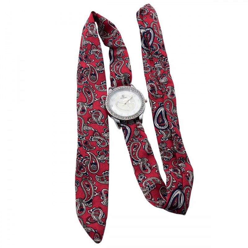 Montre Femme CHTIME bracelet Tissu Rose