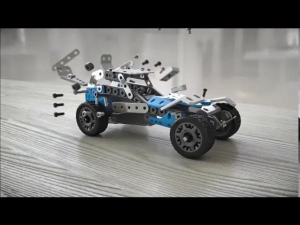 Meccano 10-Model Set - Motorized Car