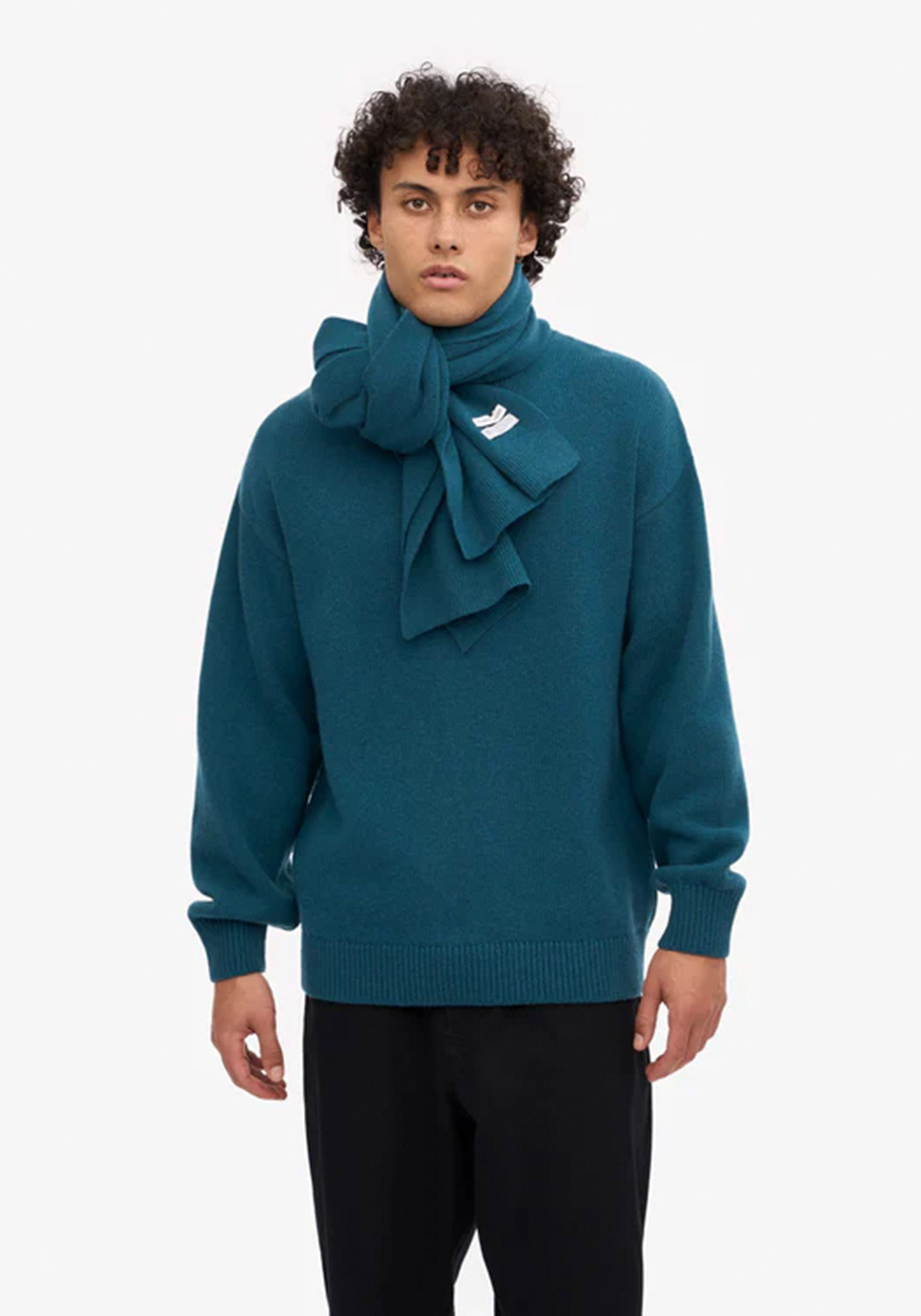 Colorful Standard Merino-Wollschal Ocean Green