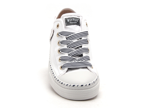 Mustang basses femme 1376303 blanc